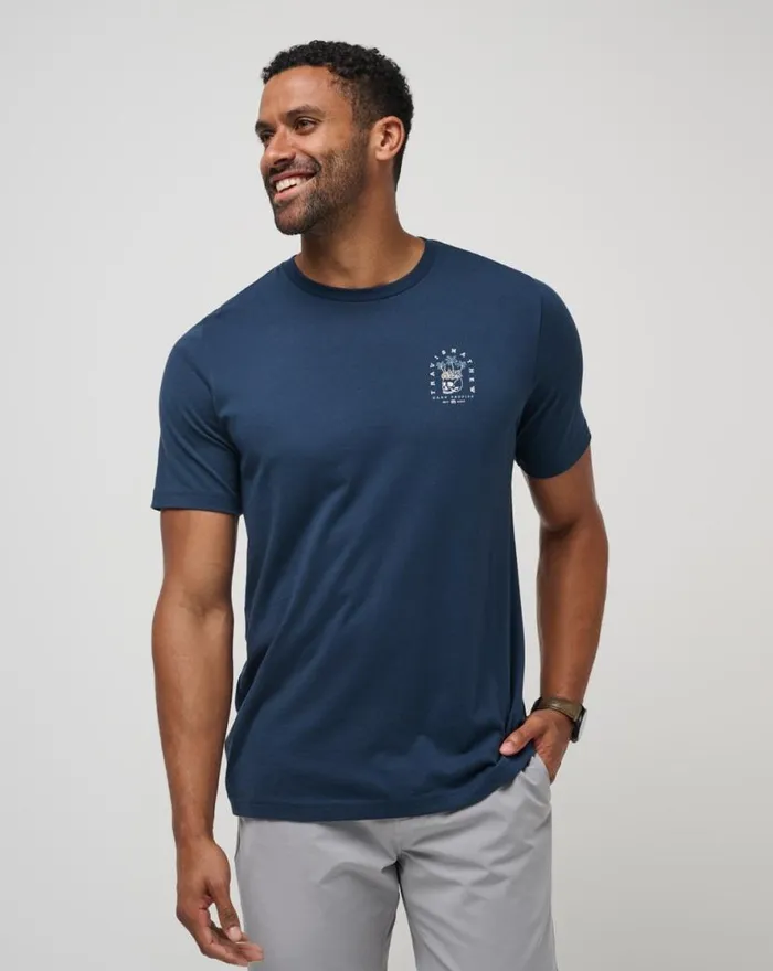 TravisMathew LIQUID REFRESHMENT TEE Total Eclipse Men Tees TravisMathew LIQUID REFRESHMENT TEE Total Eclipse Men Tees