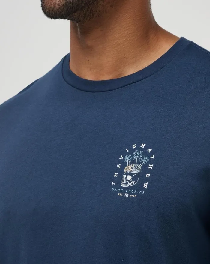 TravisMathew LIQUID REFRESHMENT TEE Total Eclipse Men Tees TravisMathew LIQUID REFRESHMENT TEE Total Eclipse Men Tees