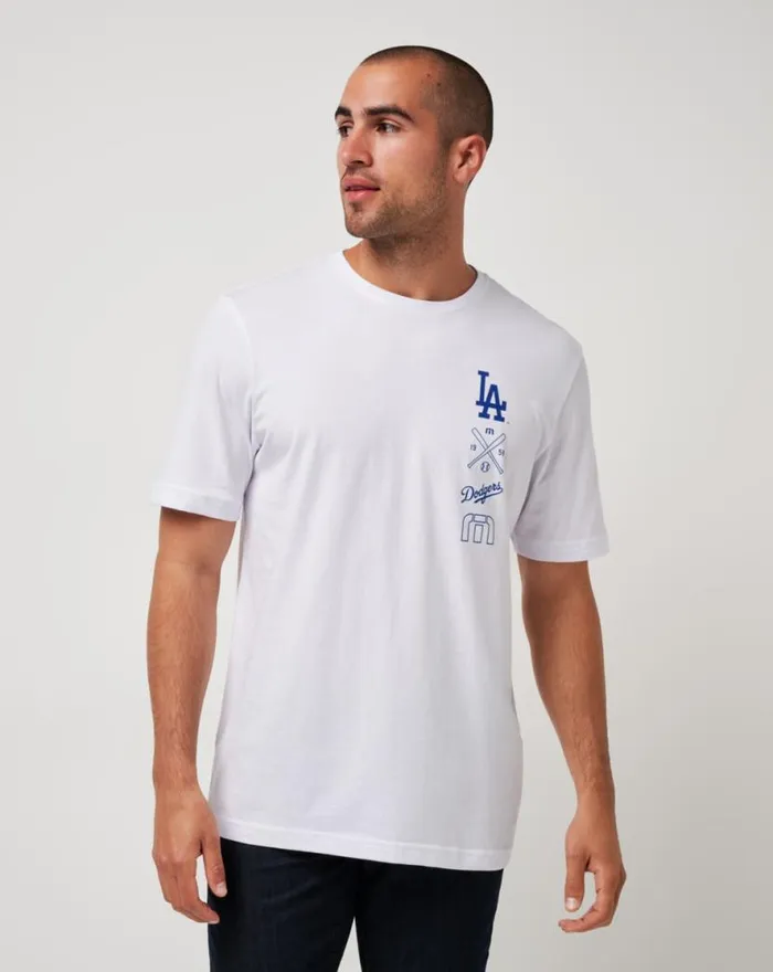 TravisMathew LOS ANGELES DODGERS SUNSET SLAM TEE White Men Tees