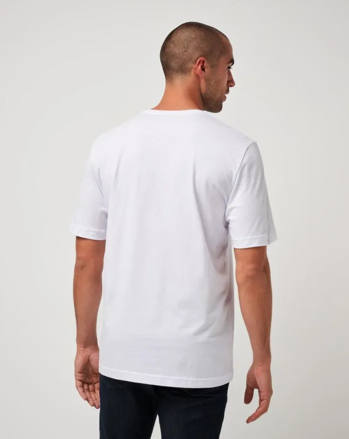 TravisMathew LOS ANGELES DODGERS SUNSET SLAM TEE White Men Tees TravisMathew LOS ANGELES DODGERS SUNSET SLAM TEE White Men Tees