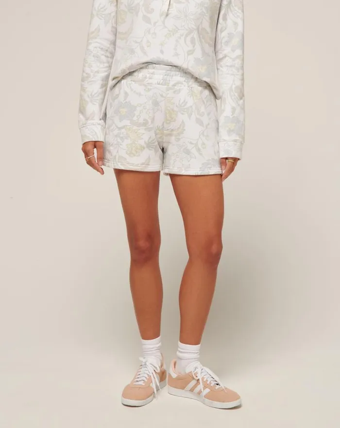 TravisMathew SAN LORENZO CLOUD FLEECE SHORT Heather Pumice Multi Women Shorts