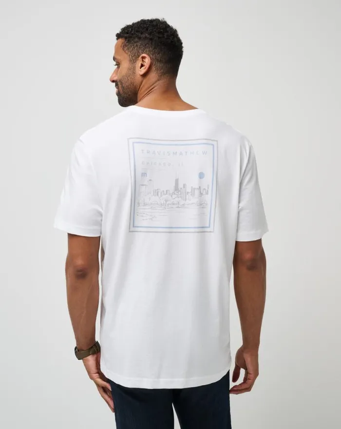 TravisMathew SECRET SCENE TEE White Men Tees