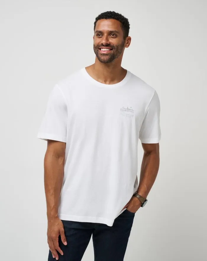 TravisMathew SECRET SCENE TEE White Men Tees