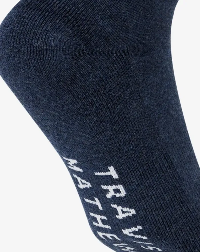 TravisMathew SHORTY SMALLS 20 ANKLE SOCK Heather Mood Indigo MenWomen Socks TravisMathew SHORTY SMALLS 20 ANKLE SOCK Heather Mood Indigo MenWomen Socks