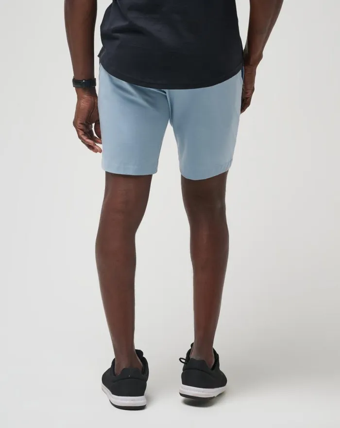 TravisMathew TECH CHINO SHORT 8IN Ash Blue Men Shorts TravisMathew TECH CHINO SHORT 8IN Ash Blue Men Shorts
