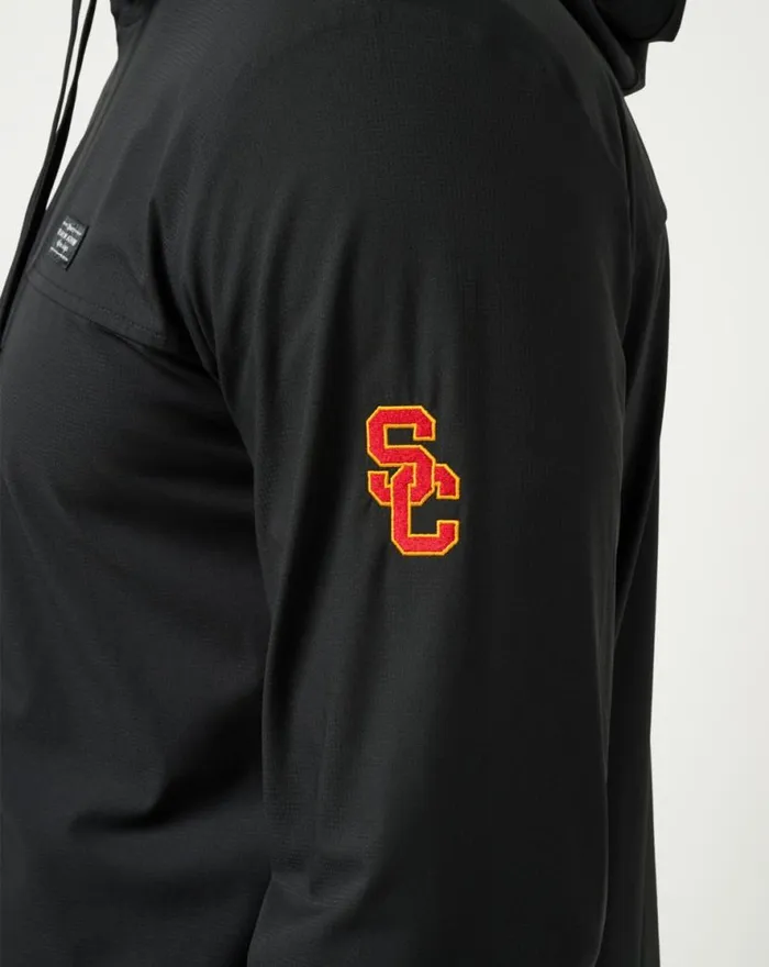 TravisMathew USC WANDERLUST HOODIE Black Men Hoodies and Sweatshirts