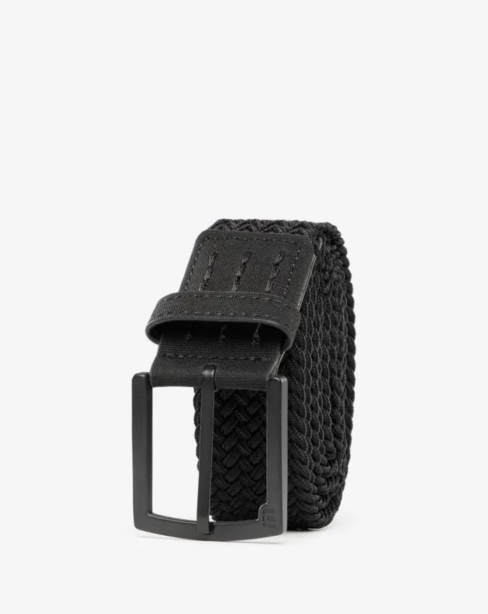 TravisMathew VOODOO 20 STRETCH WOVEN BELT Black MenWomen Belts