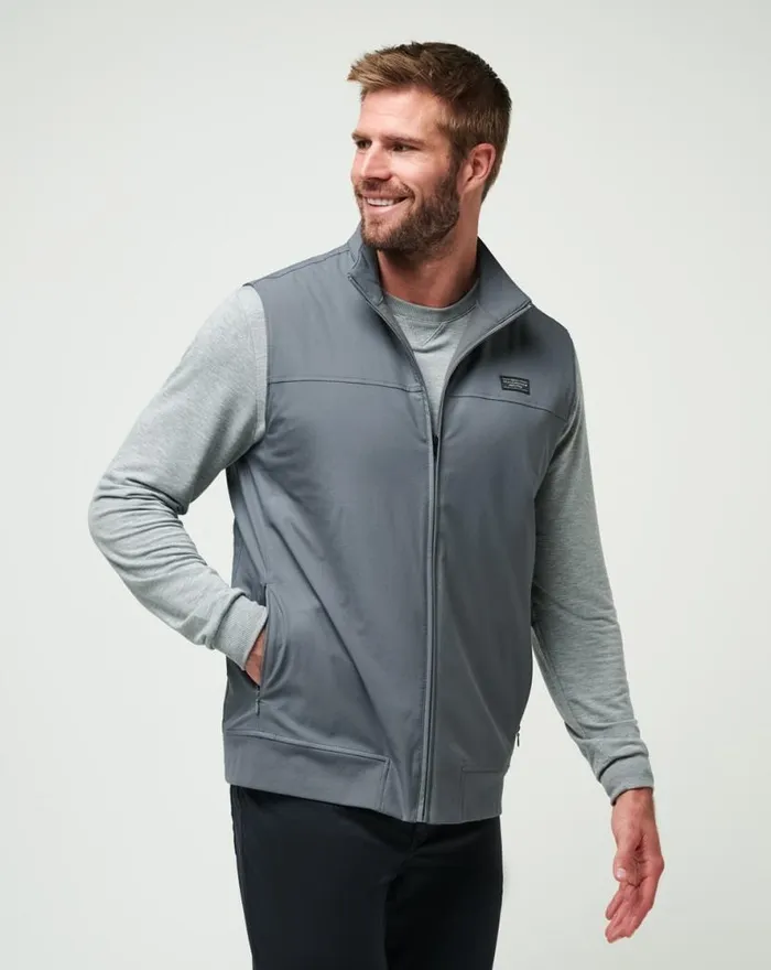 TravisMathew WANDERLUST VEST Quiet Shade Men Vests TravisMathew WANDERLUST VEST Quiet Shade Men Vests