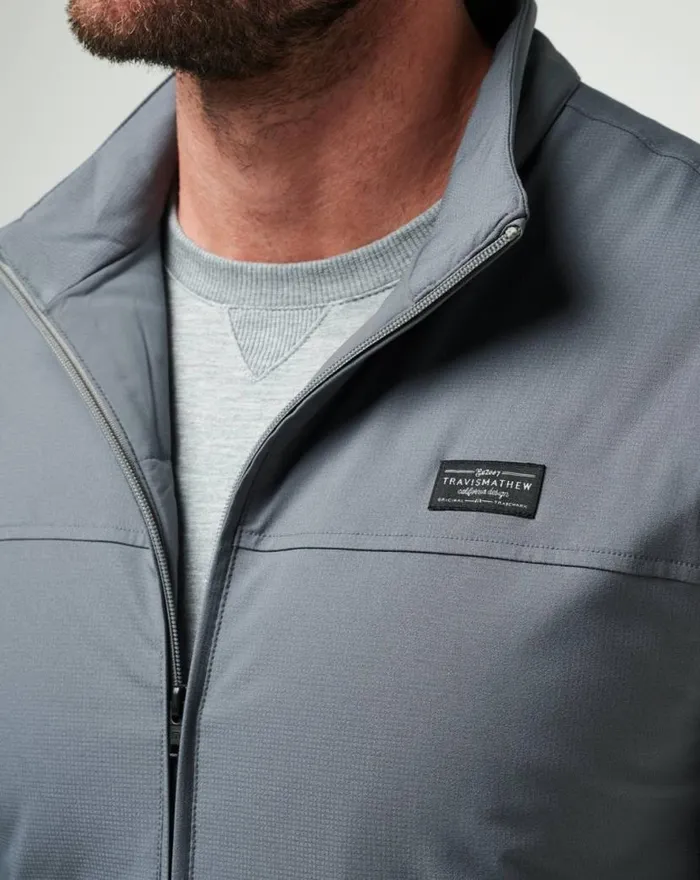 TravisMathew WANDERLUST VEST Quiet Shade Men Vests TravisMathew WANDERLUST VEST Quiet Shade Men Vests