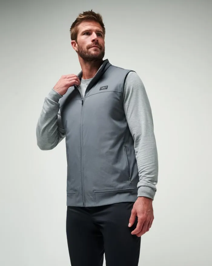 TravisMathew WANDERLUST VEST Quiet Shade Men Vests TravisMathew WANDERLUST VEST Quiet Shade Men Vests