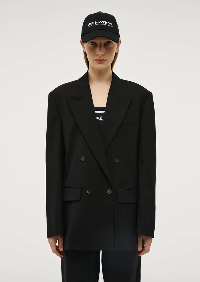 TRIBUTE BLAZER IN BLACK Women Jackets PE Nation
