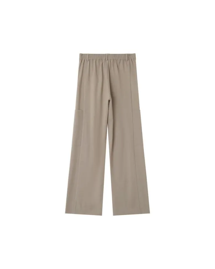 TROUSERS BEIGE NOYOCO Shop Grace and Mila Flowing Trousers