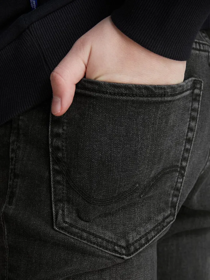 Trousers JACK and JONES Junior BOYS SKINNY FIT JEANS Black Black Denim