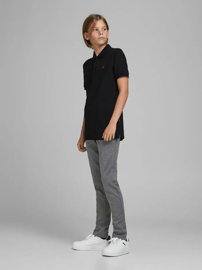 Trousers JACK and JONES Junior BOYS SMART TROUSERS Grey Grey Melange