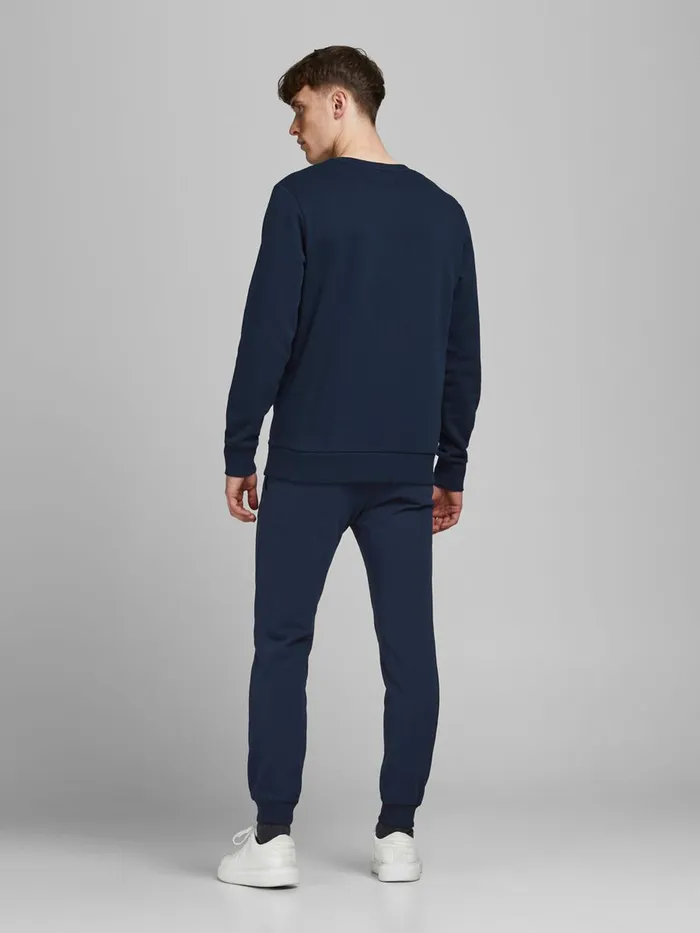 Trousers JACK and JONES Mens 2PACK GORDON SHARK SWEATPANTS Blue Navy Blazer On Sale