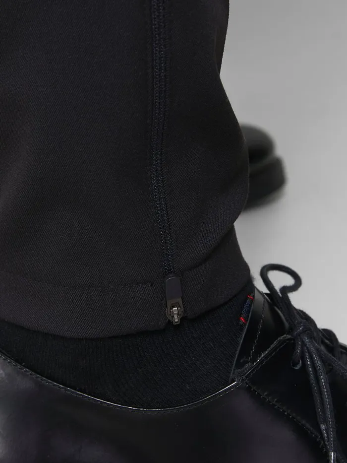 Trousers JACK and JONES Mens COMFORT STRETCH TROUSERS Black Black
