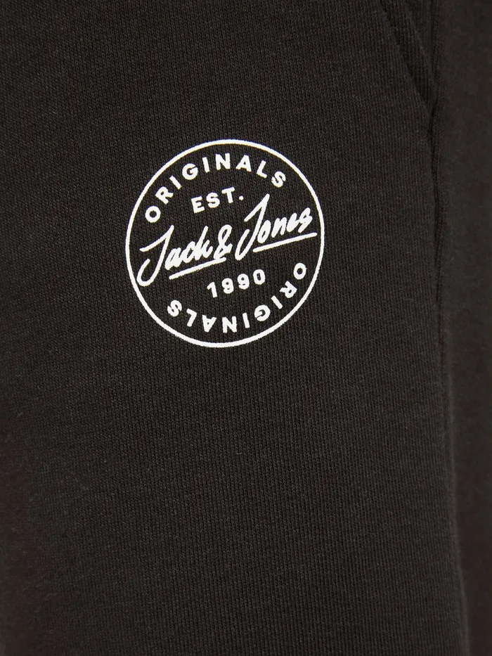 Trousers JACK and JONES Mens GORDON SWEATPANTS Black Black For Sale
