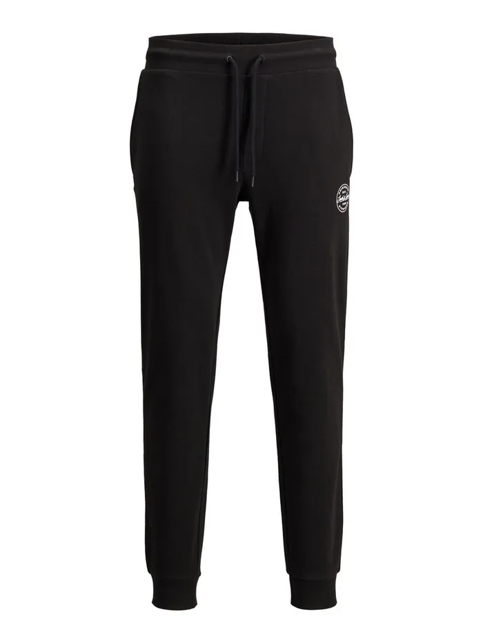 Trousers JACK and JONES Mens GORDON SWEATPANTS Black Black For Sale