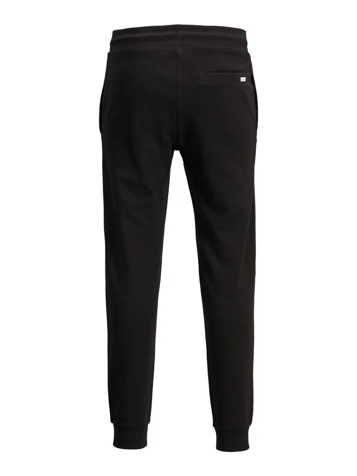 Trousers JACK and JONES Mens GORDON SWEATPANTS Black Black For Sale