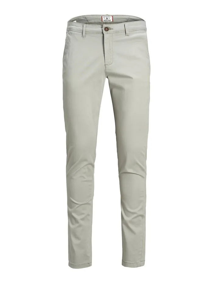 Trousers JACK and JONES Mens MARCO BOWIE DRIZZLE TROUSERS Grey Drizzle