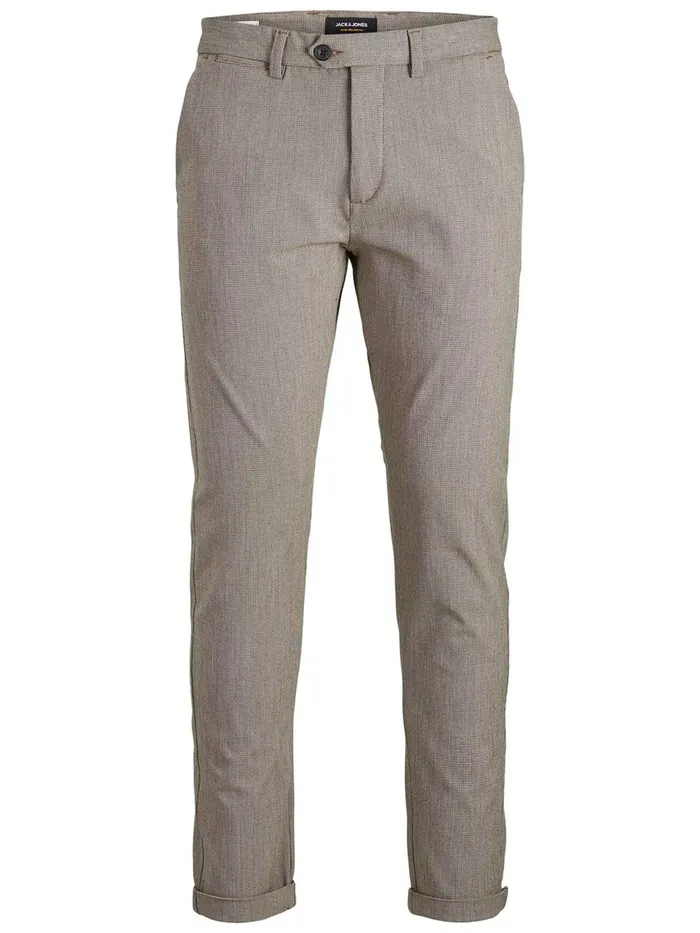 Trousers JACK and JONES Mens MARCO CONNOR AKM 1008 CHINOS Beige Crockery