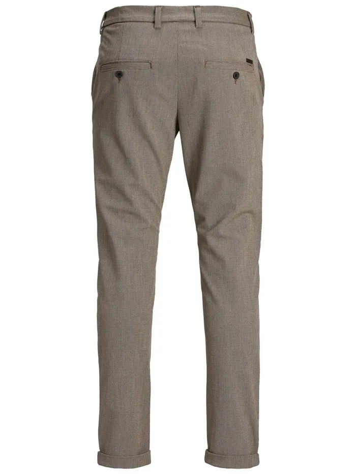 Trousers JACK and JONES Mens MARCO CONNOR AKM 1008 CHINOS Beige Crockery