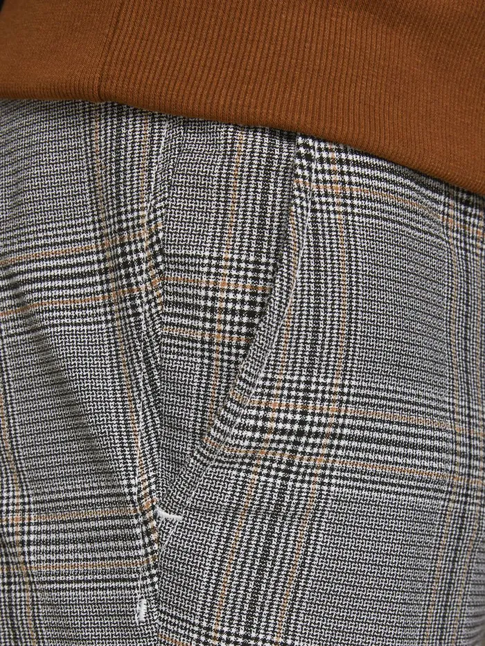 Trousers JACK and JONES Mens MARCO STUART AKM CHINOS Grey Black