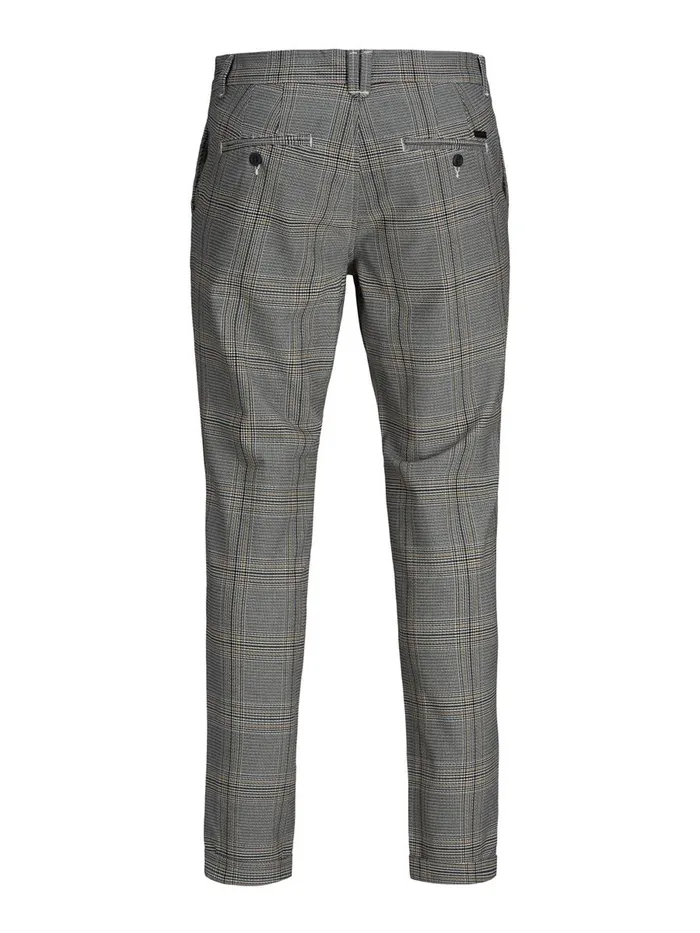 Trousers JACK and JONES Mens MARCO STUART AKM CHINOS Grey Black