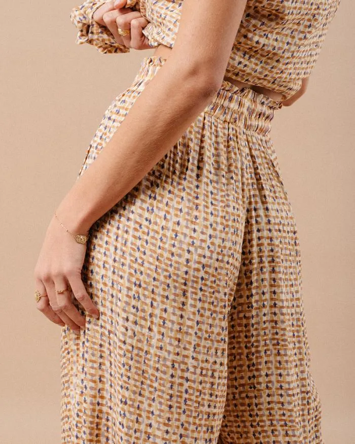 TROUSERS OCRE MASHA Shop Grace and Mila HighWaisted Trousers
