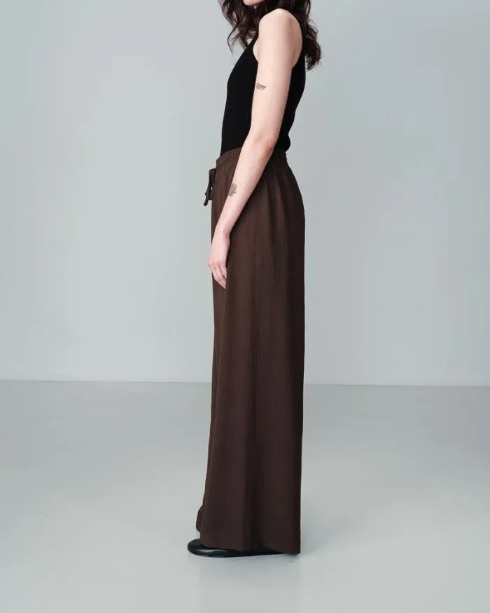 TROUSERS TAUPE NINE Shop Grace and Mila Flowing Trousers