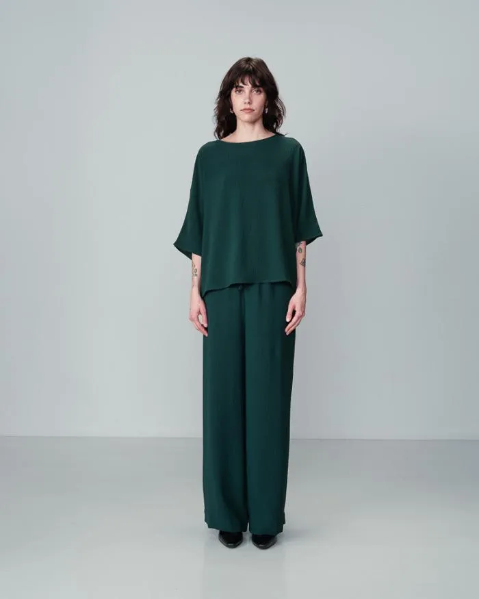 TROUSERS VERT NINE Shop Grace and Mila Flowing Trousers