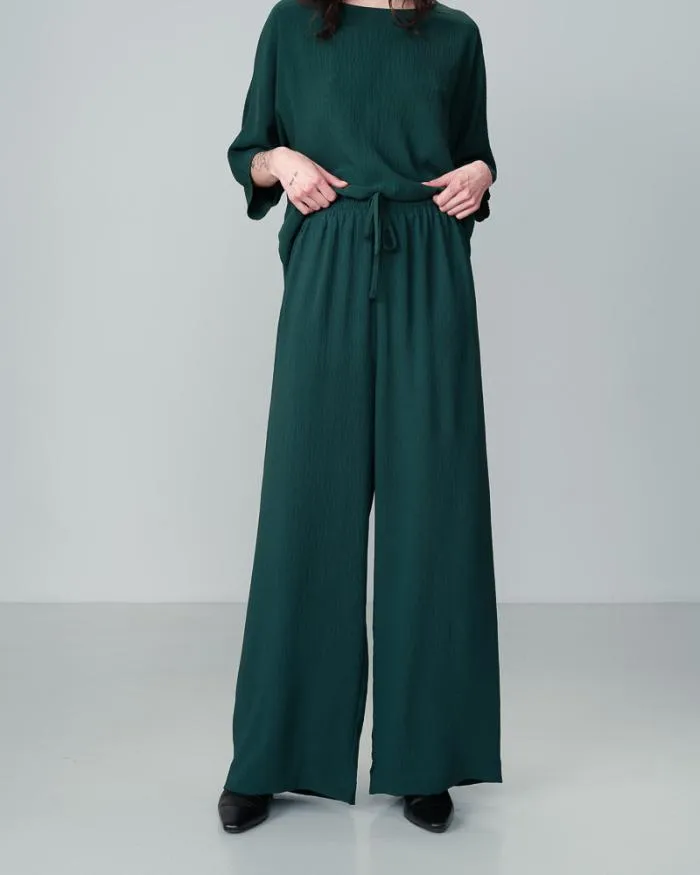 TROUSERS VERT NINE Shop Grace and Mila Flowing Trousers