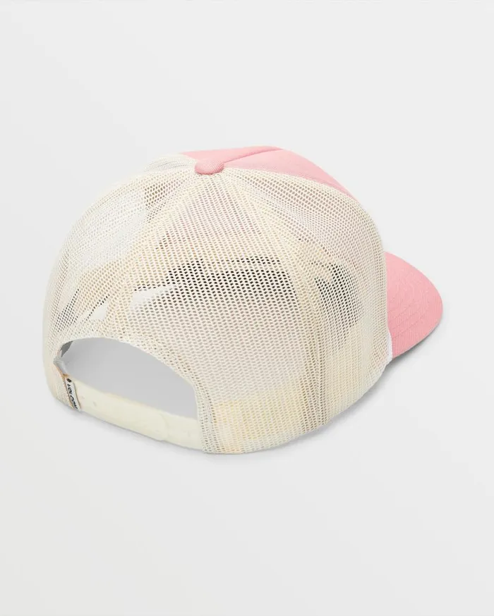 Truly Stoked Trucker 8211 Petal Pink Womens Volcom Hats and Beanies
