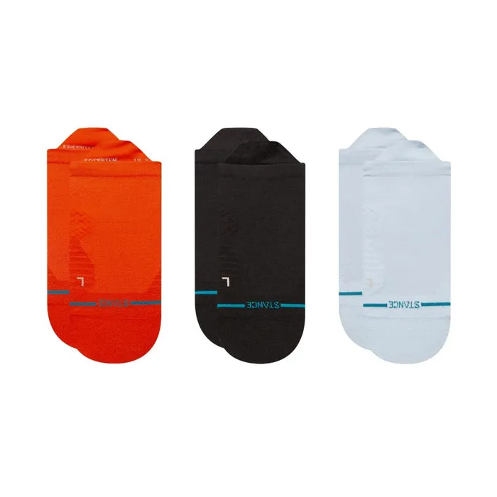 Ultralight Performance Tab Socks 3 Pack Iconic 8211 Red MenWomen Stance Tab