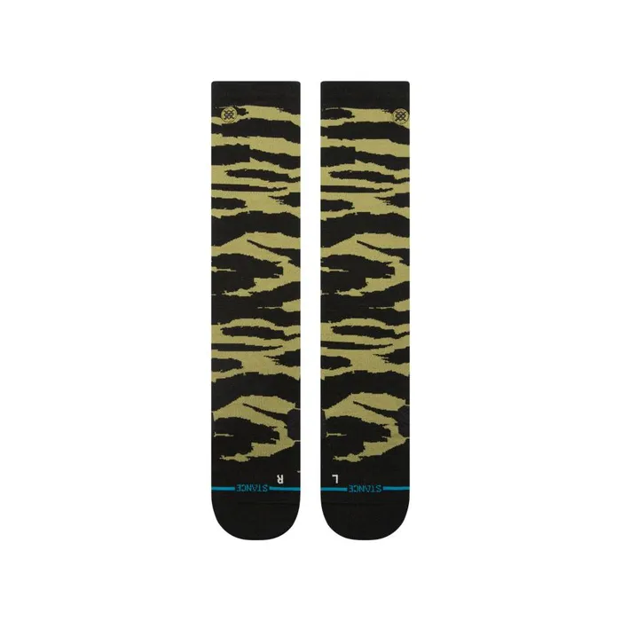 Ultralight Performance Wool Snow Otc Socks Creeky 8211 Black Men Stance Over The Calf