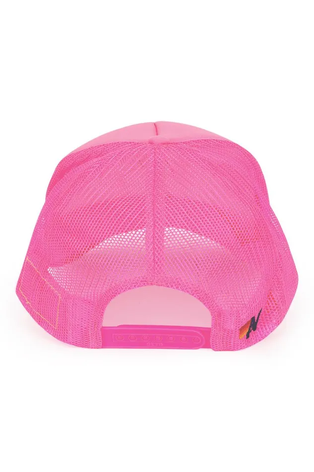 University Of Texas Vintage Low Rise Trucker 8211 Neon Pink WomenMen Aviator Nation Trucker Hats