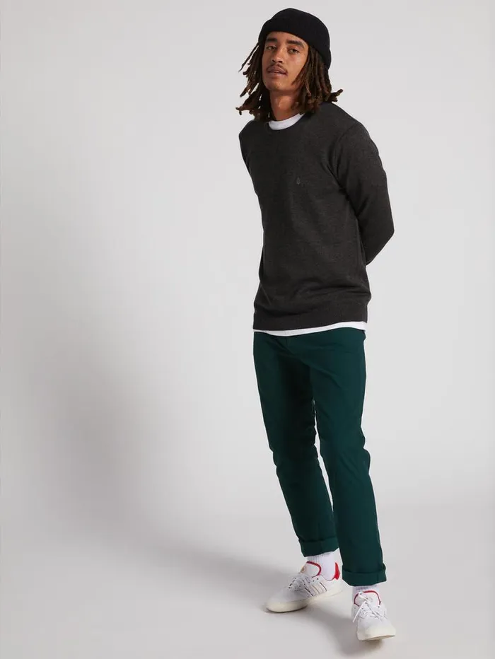 Uperstand Sweater 8211 Black Mens Volcom Hoodies and Sweatshirts