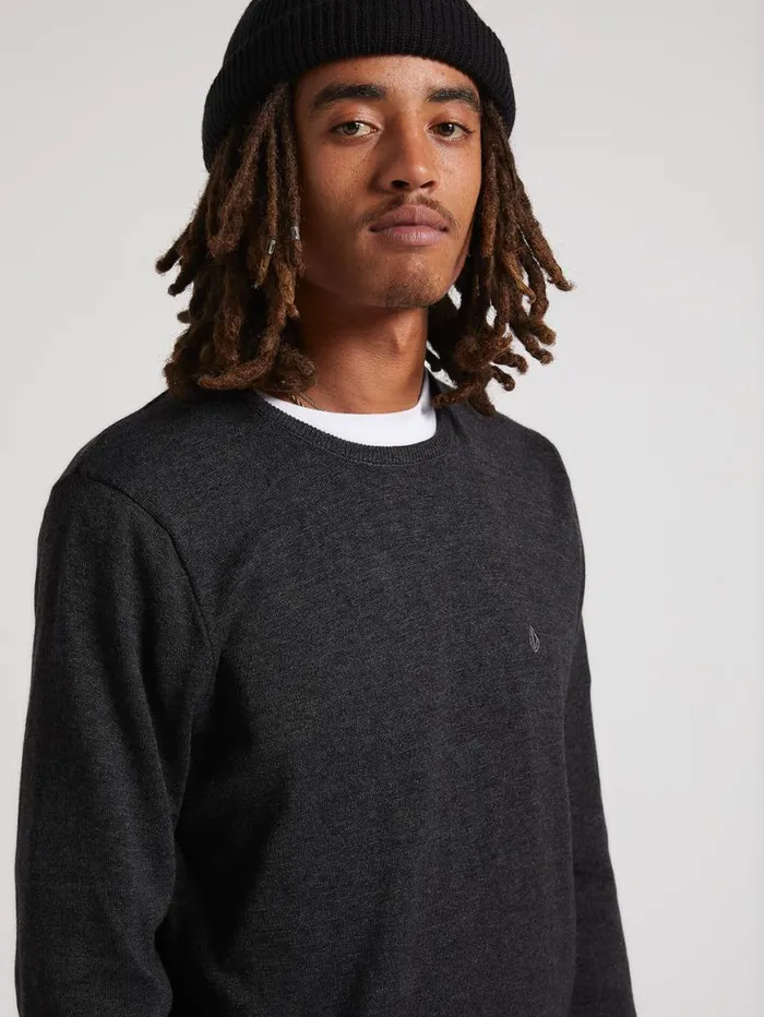 Uperstand Sweater 8211 Black Mens Volcom Hoodies and Sweatshirts