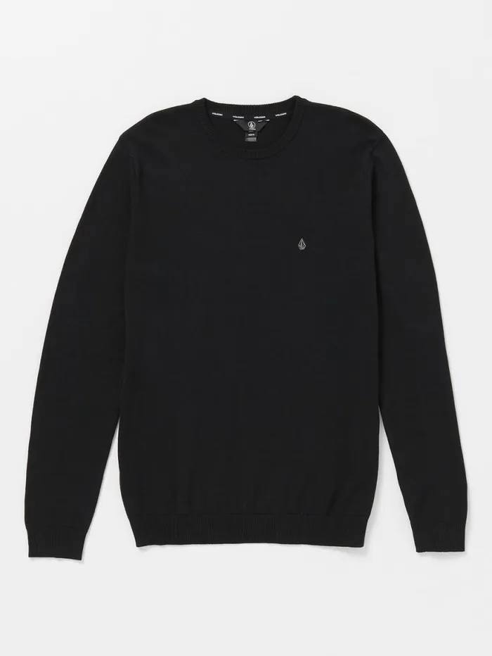 Uperstand Sweater 8211 Black Mens Volcom Hoodies and Sweatshirts