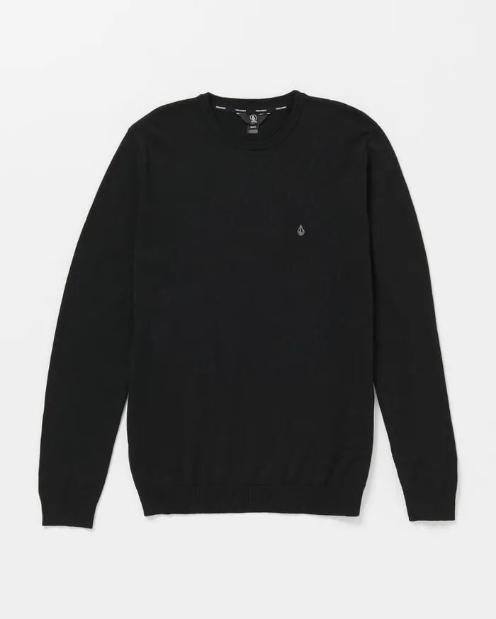Uperstand Sweater 8211 Black Mens Volcom Hoodies and Sweatshirts