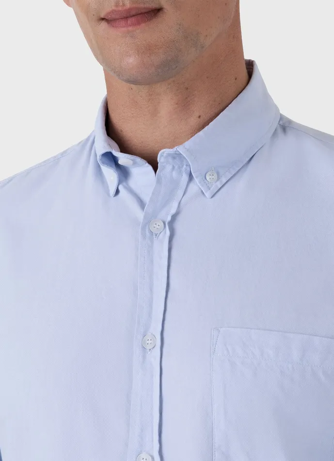 ussunspel Button Down Oxford Shirt Light Blue Men Shirts ussunspel Button Down Oxford Shirt Light Blue Men Shirts
