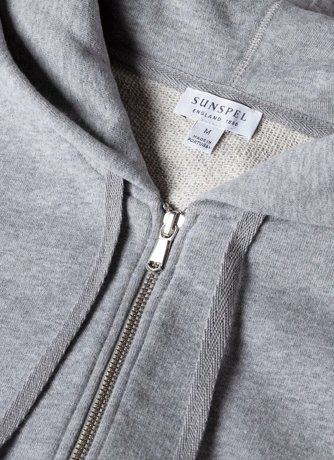 ussunspel Loopback Zip Hoodie Grey Melange Men Sweatshirts and Sweatpants ussunspel Loopback Zip Hoodie Grey Melange Men Sweatshirts and Sweatpants