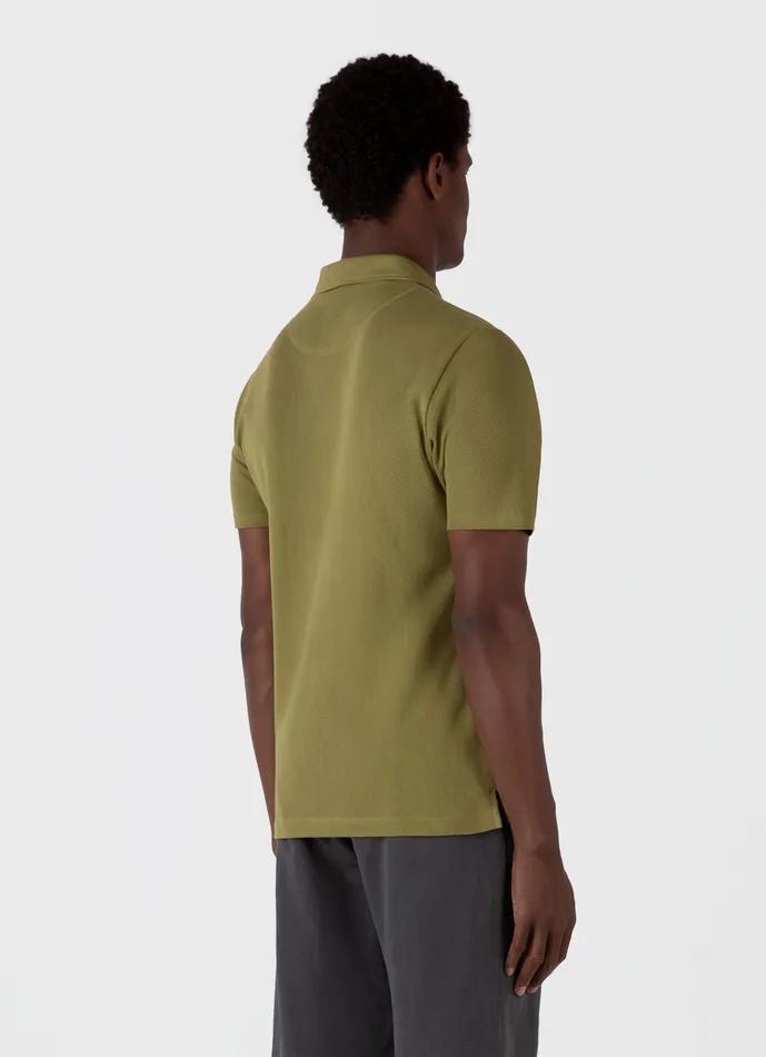 ussunspel Riviera Polo Shirt Matcha Green Men Polo Shirts