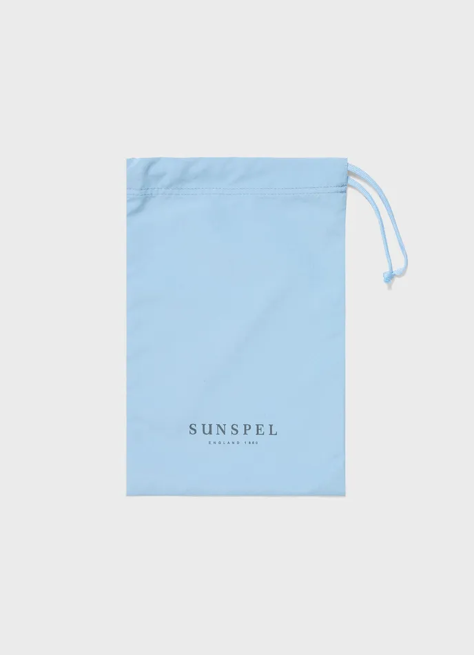 ussunspel Swimwear Men Drawstring Swim Shorts Light Blue