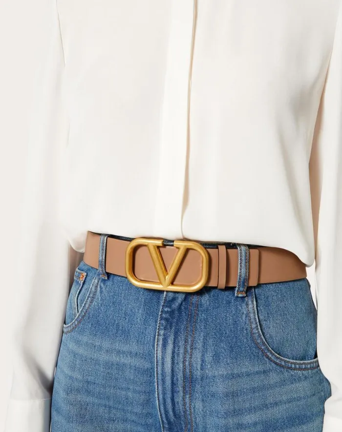 Valentino Belts Woman Reversible Vlogo Signature Belt In Glossy Calfskin 40 Mm For Woman In Saddle Brownblack Saddle Brownblack Valentino Belts Woman Reversible Vlogo Signature Belt In Glossy Calfskin 40 Mm For Woman In Saddle Brownblack Saddle Brownblack