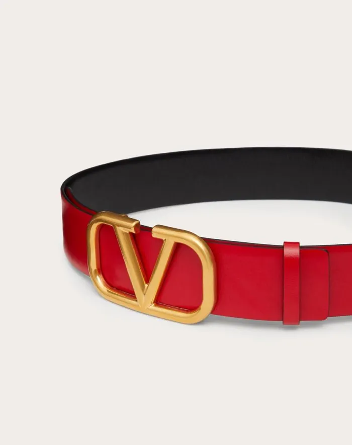 Valentino Belts Woman Reversible Vlogo Signature Belt In Glossy Calfskin 40 Mm For Woman In Saddle Brownblack Saddle Brownblack Valentino Belts Woman Reversible Vlogo Signature Belt In Glossy Calfskin 40 Mm For Woman In Saddle Brownblack Saddle Brownblack