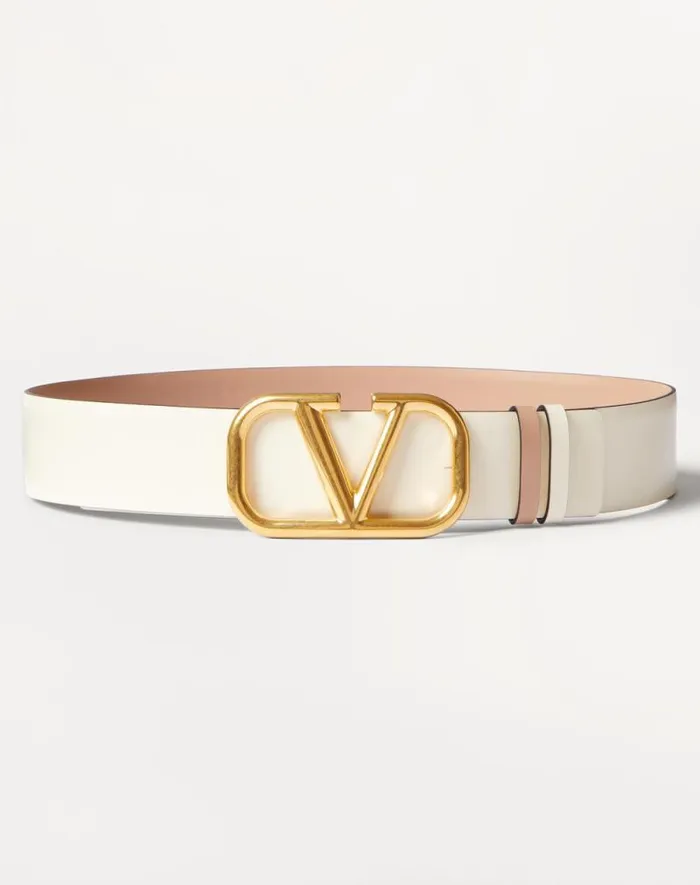 Valentino Belts Woman Reversible Vlogo Signature Belt In Glossy Calfskin 40 Mm For Woman In Saddle Brownblack Saddle Brownblack Valentino Belts Woman Reversible Vlogo Signature Belt In Glossy Calfskin 40 Mm For Woman In Saddle Brownblack Saddle Brownblack