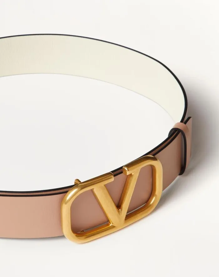 Valentino Belts Woman Reversible Vlogo Signature Belt In Glossy Calfskin 40 Mm For Woman In Saddle Brownblack Saddle Brownblack Valentino Belts Woman Reversible Vlogo Signature Belt In Glossy Calfskin 40 Mm For Woman In Saddle Brownblack Saddle Brownblack