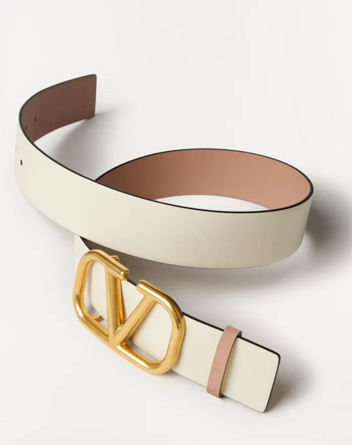 Valentino Belts Woman Reversible Vlogo Signature Belt In Glossy Calfskin 40 Mm For Woman In Saddle Brownblack Saddle Brownblack Valentino Belts Woman Reversible Vlogo Signature Belt In Glossy Calfskin 40 Mm For Woman In Saddle Brownblack Saddle Brownblack
