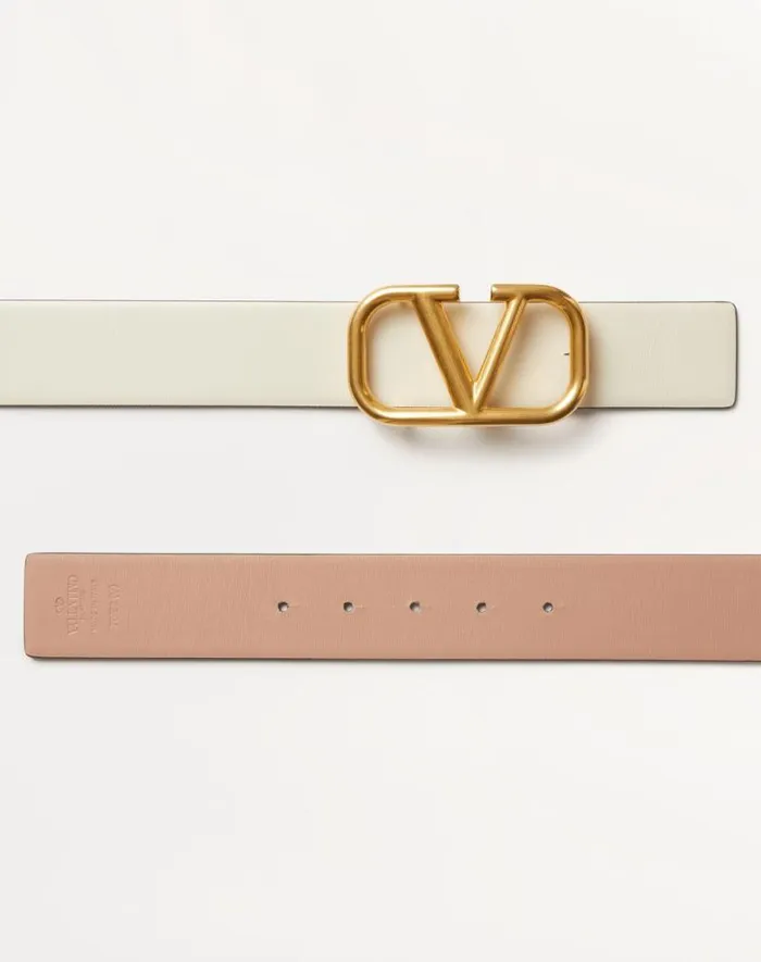 Valentino Belts Woman Reversible Vlogo Signature Belt In Glossy Calfskin 40 Mm For Woman In Saddle Brownblack Saddle Brownblack Valentino Belts Woman Reversible Vlogo Signature Belt In Glossy Calfskin 40 Mm For Woman In Saddle Brownblack Saddle Brownblack